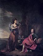 Thomas Hickey Arthur Wolfe, 1st Viscount Kilwarden and his wife Anne china oil painting artist